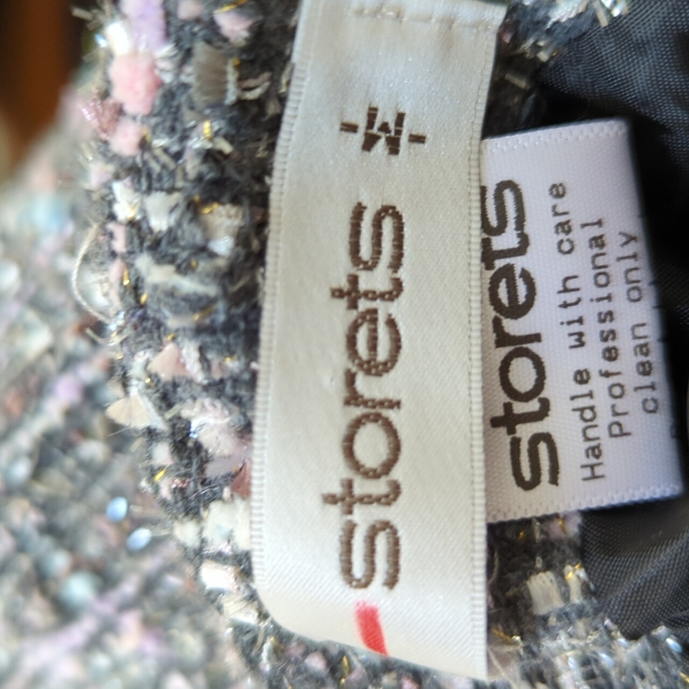 Storets Tweed Ruffle Bottom Skirt - Picture 13 of 14